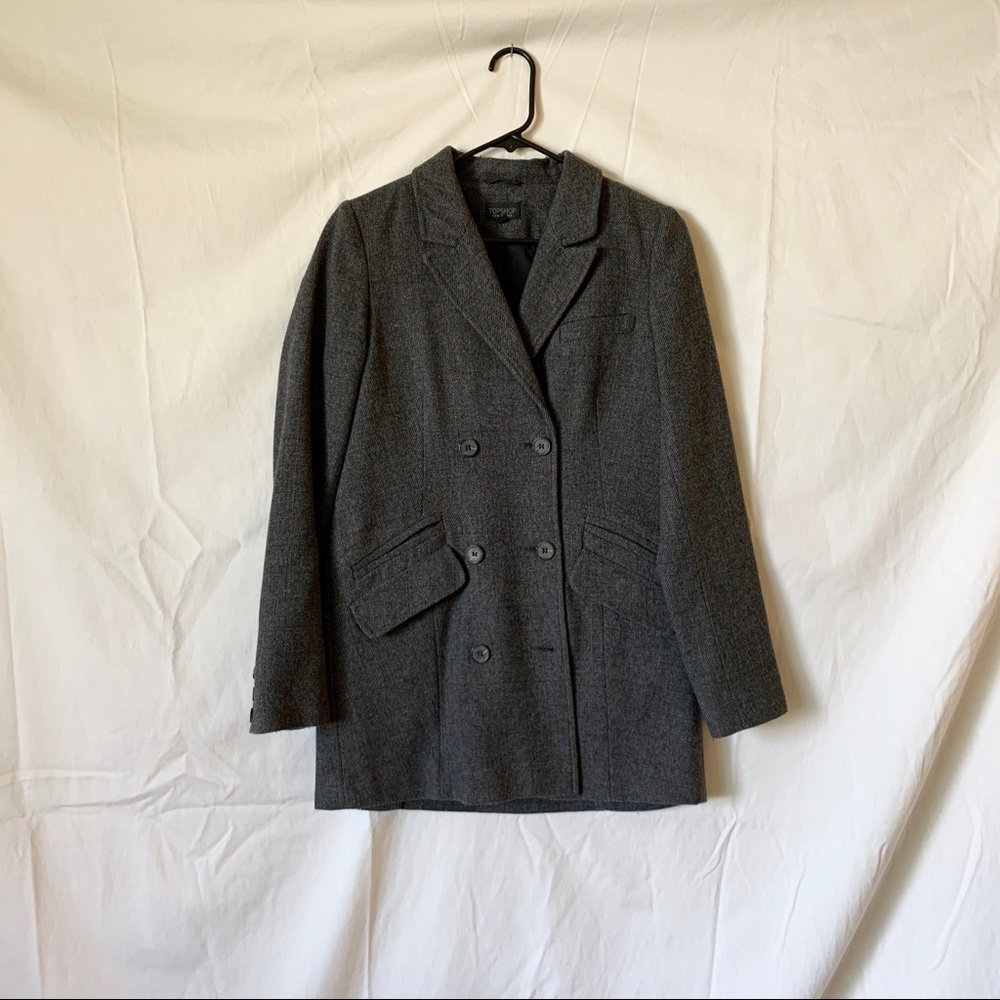 ❄️ Topshop Tweed Coat